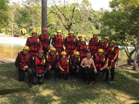 Bombeiros do norte do Paraná realizam treinamento em rio de Cianorte